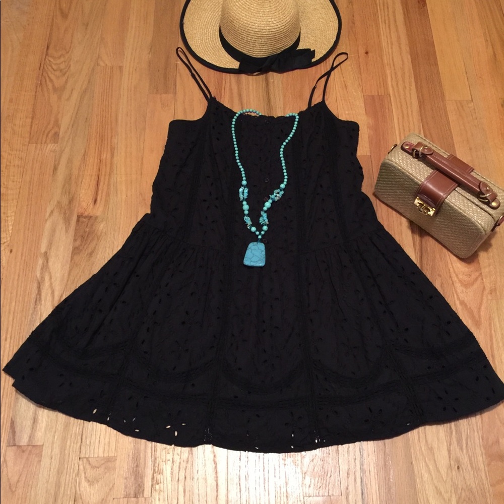Joie Black Eyelet Sundress - Picture 5 of 9